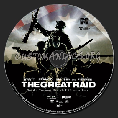 The Great Raid dvd label