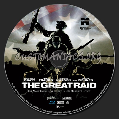 The Great Raid blu-ray label