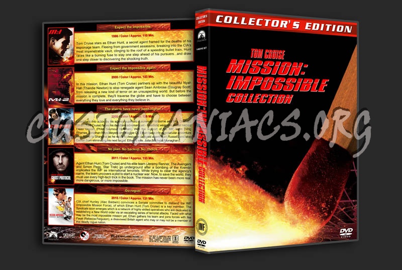 Mission: Impossible Collection (5) dvd cover