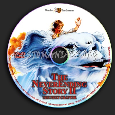 The Neverending Story 2 dvd label