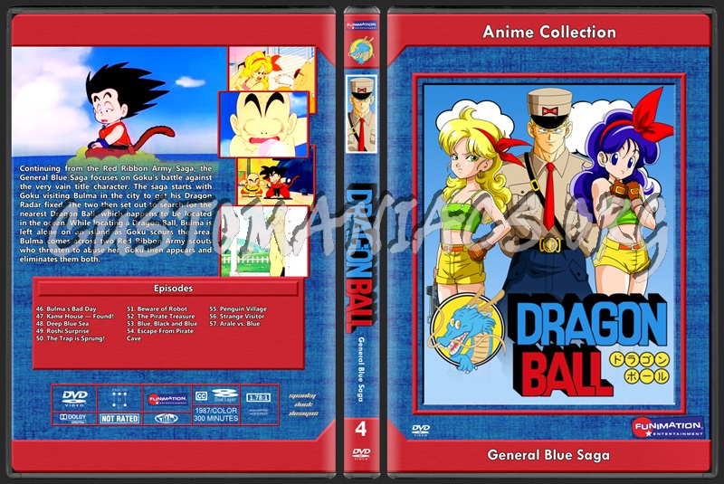 Dragon Ball Vol. 4 General Blue Saga dvd cover