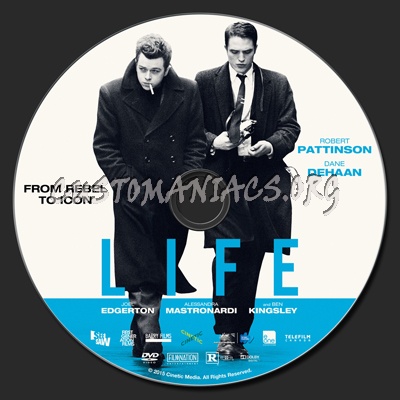 Life (2015) dvd label