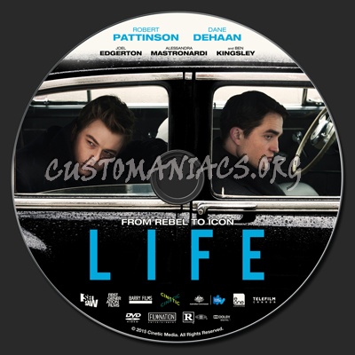 Life (2015) dvd label