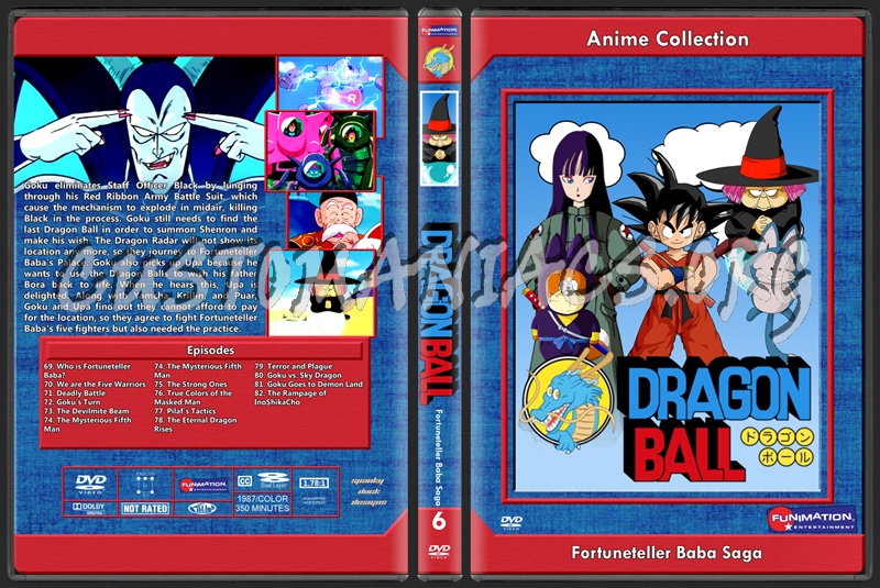 Dragon Ball Vol. 6 Fortunteller Baba Saga dvd cover