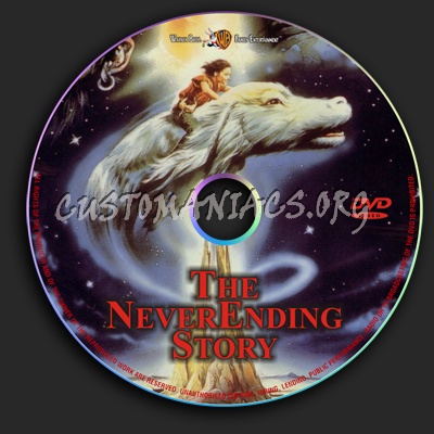 The Neverending Story dvd label