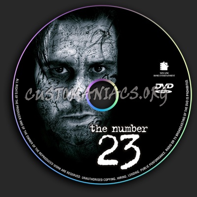 The Number 23 dvd label