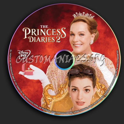 The Princess Diaries 2 dvd label