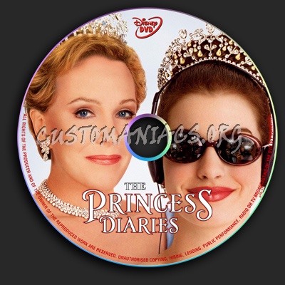 The Princess Diaries dvd label