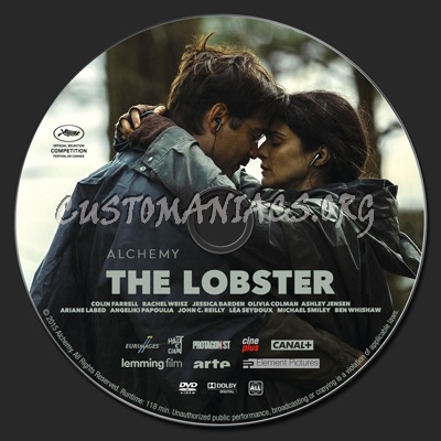 The Lobster dvd label