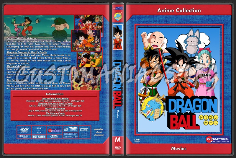 Dragon Ball Movies dvd cover