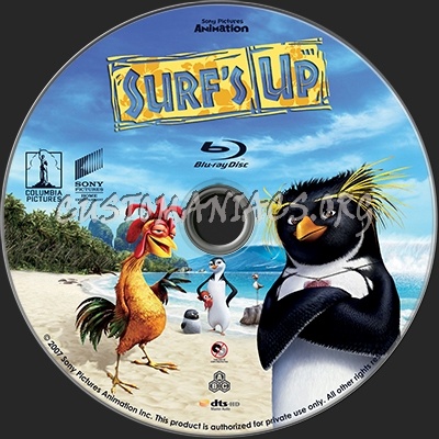 Surf's Up blu-ray label