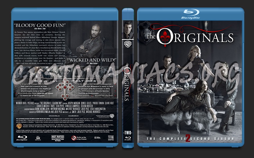 The Originals Season Two blu-ray cover