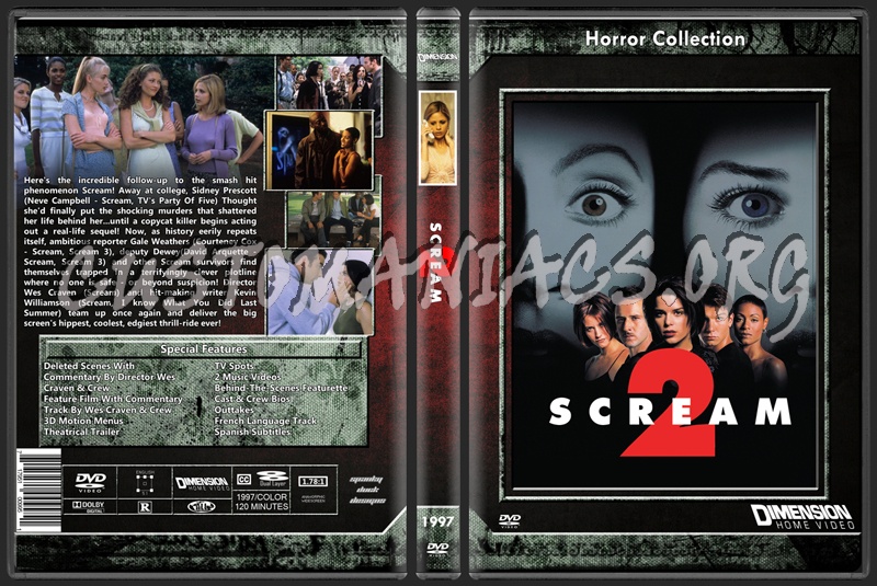 Scream 2 dvd cover