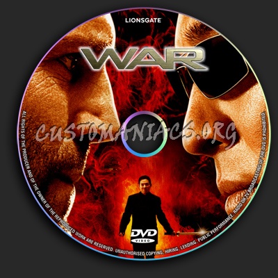 War dvd label