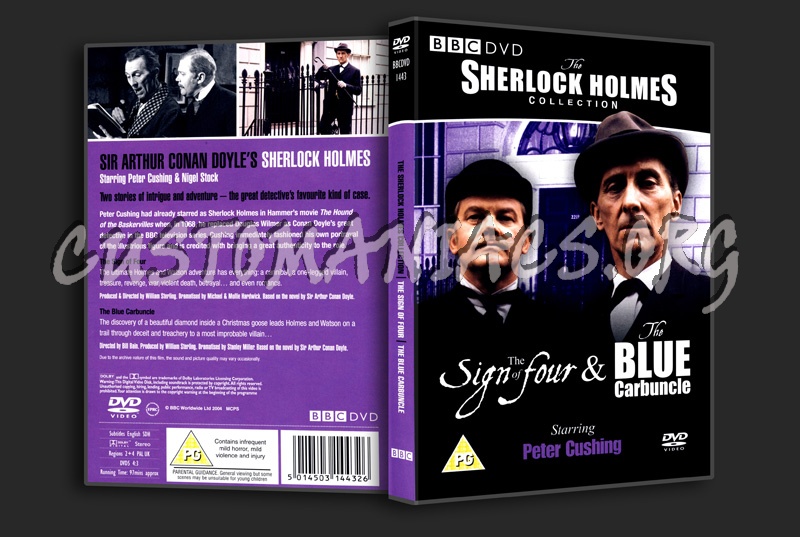 Sherlock Holmes The Sign Of Four &amp;amp;amp;amp; The Blue Carbuncle dvd cover
