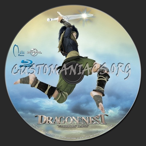 Dragon Nest Warriors' Dawn blu-ray label