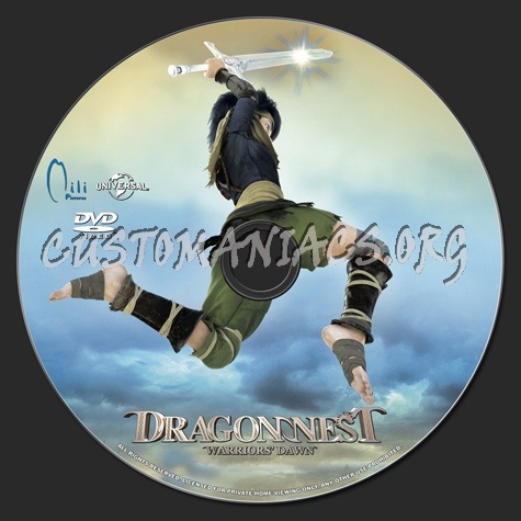 Dragon Nest Warriors' Dawn dvd label