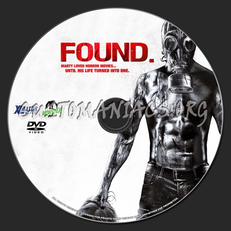 Found (2012) dvd label