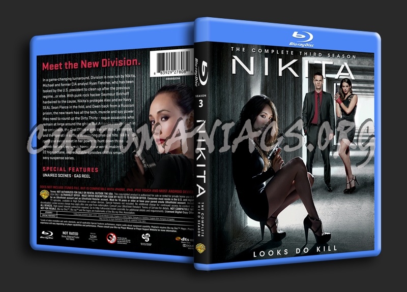 Nikita Season 3 blu-ray cover