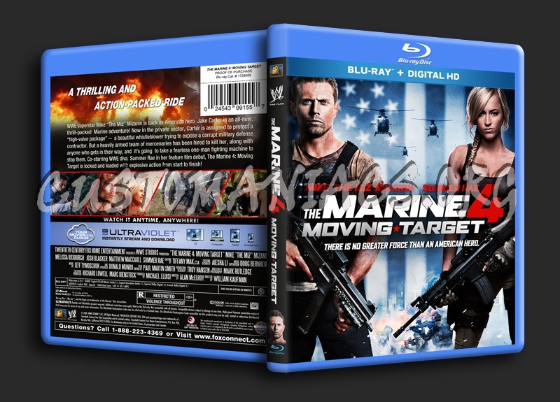The Marine 4 Moving Target blu-ray cover