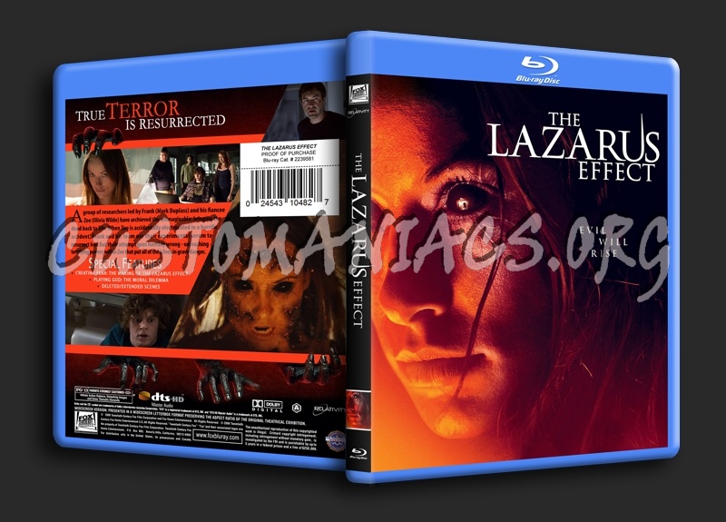 The Lazarus Effect blu-ray cover