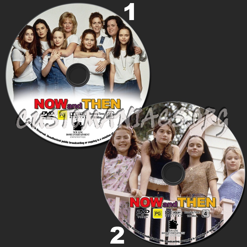 Now And Then dvd label