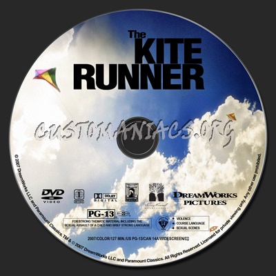 The Kite Runner dvd label
