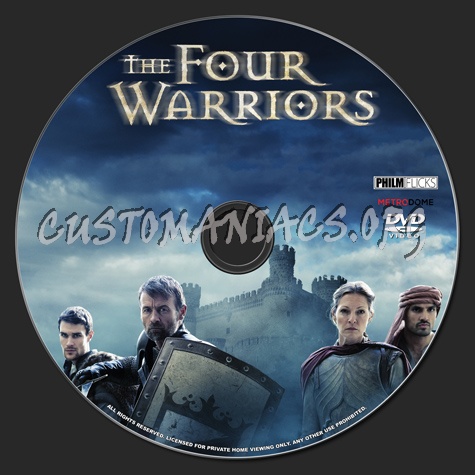 The Four Warriors dvd label - DVD Covers & Labels by Customaniacs, id ...