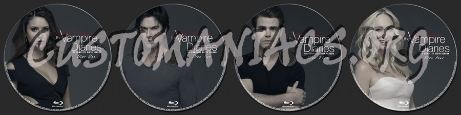 The Vampire Diaries Season Six blu-ray label