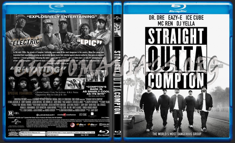 Straight Outta Compton dvd cover