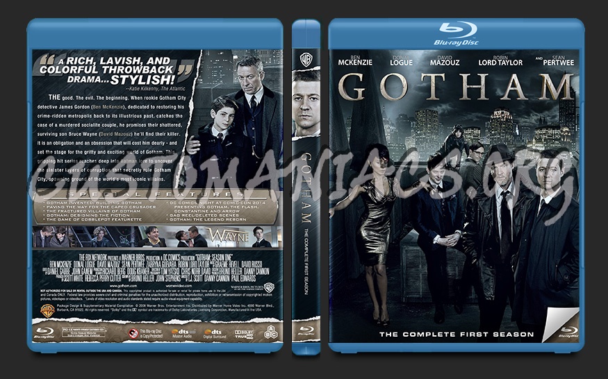 Gotham Season One blu-ray cover