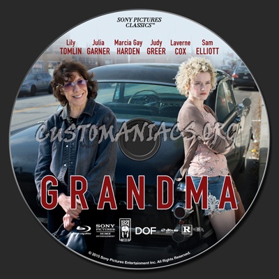 Grandma blu-ray label