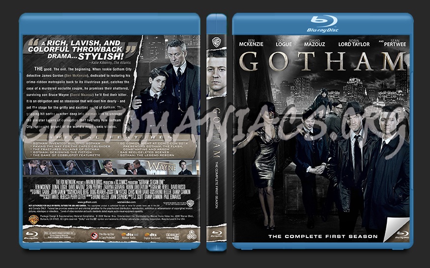 Gotham Season One blu-ray cover