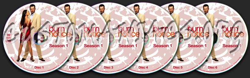 Burn Notice - Season 1 dvd label