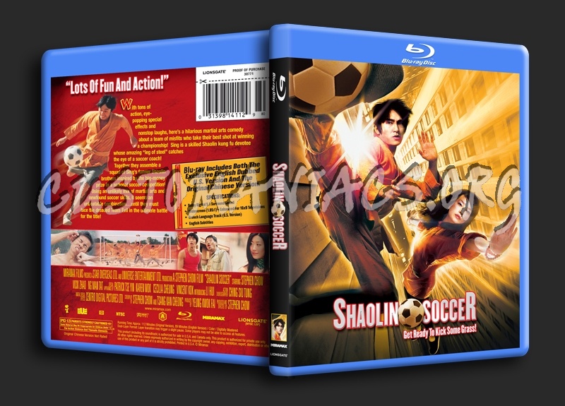 Shaolin Soccer blu-ray cover