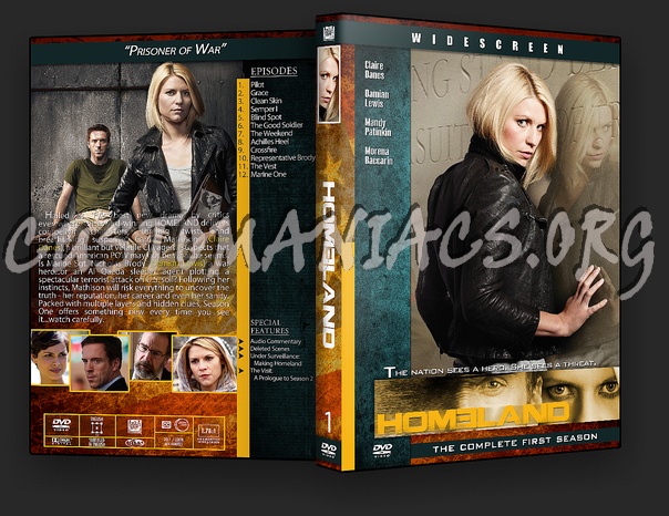 Homeland dvd cover