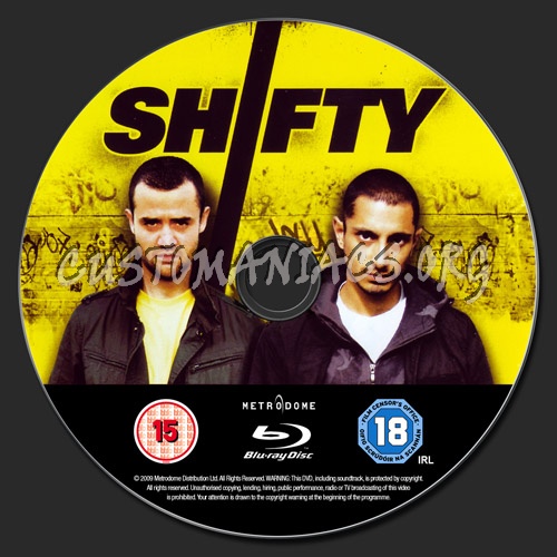 Shifty blu-ray label