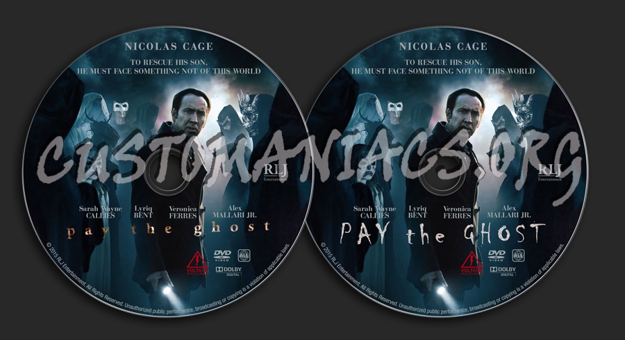 Pay the Ghost dvd label