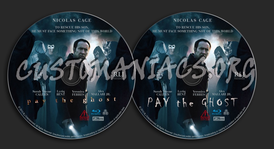 Pay the Ghost blu-ray label