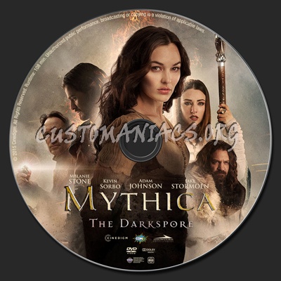 Mythica:The Darkspore (aka: Mythica 2) dvd label