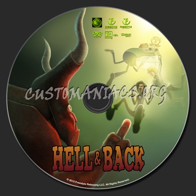 Hell And Back dvd label