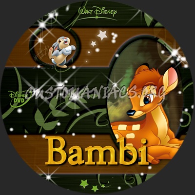 Bambi dvd label