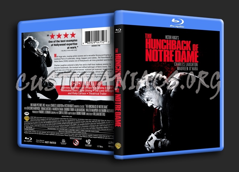 The Hunchback of Notre Dame (1939) blu-ray cover