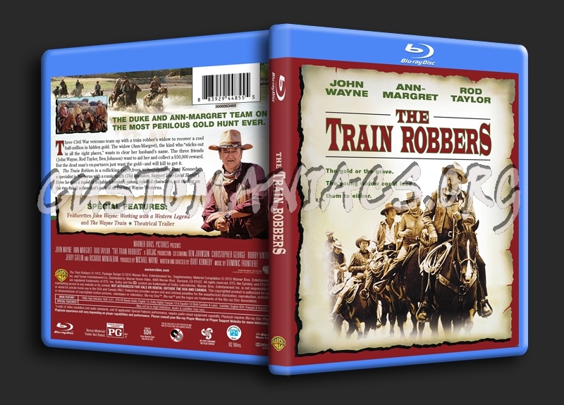 The Train Robbers blu-ray cover