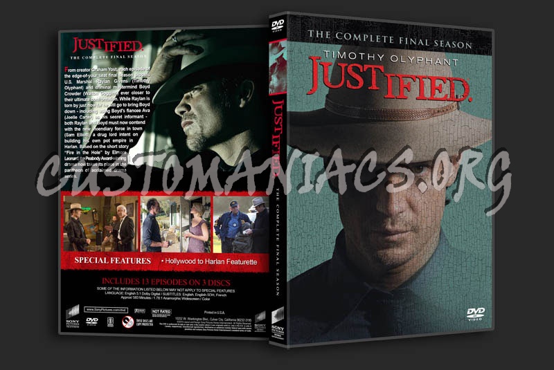 Justified - Season 6 dvd cover