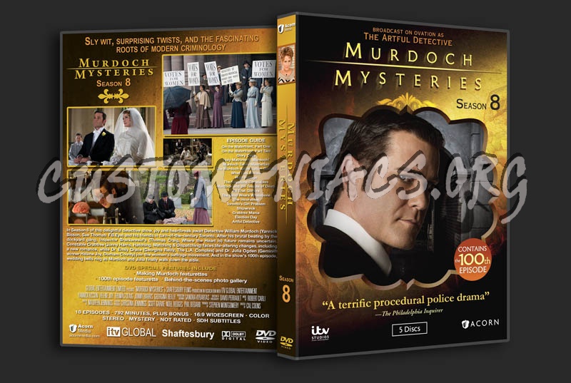 Murdoch Mysteries - Season 8 dvd cover