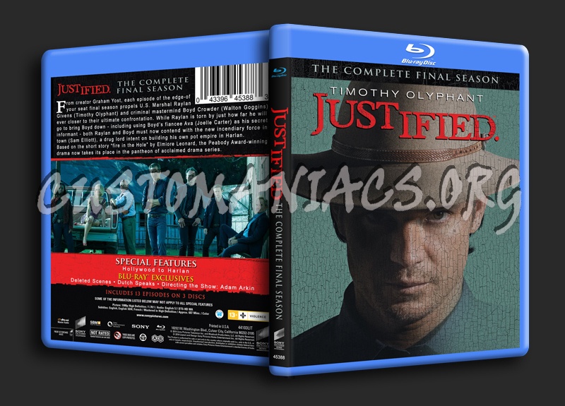 Justified Season 6 blu-ray cover
