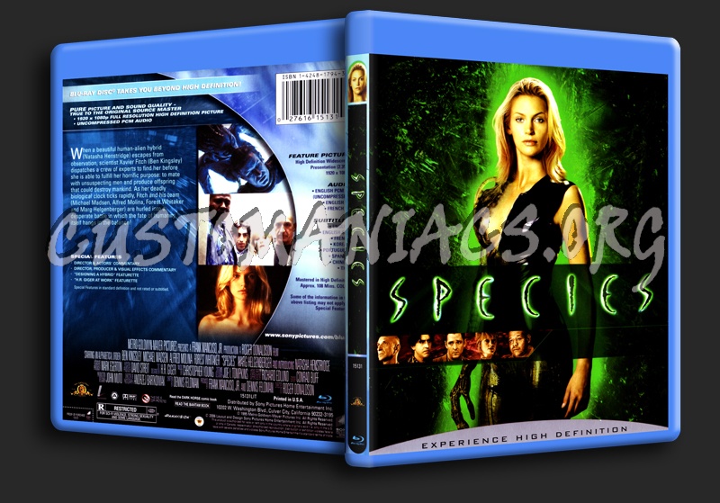 Species blu-ray cover