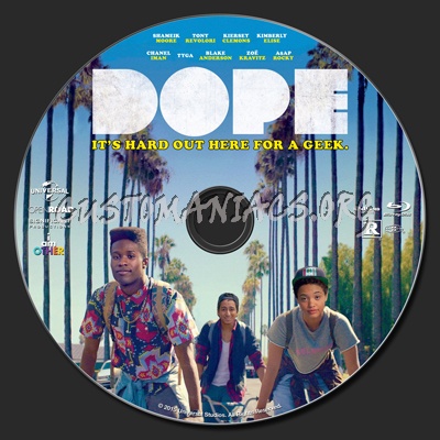 Dope blu-ray label