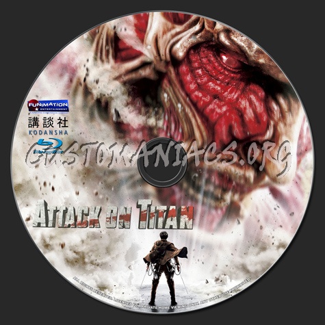 Attack on Titan blu-ray label